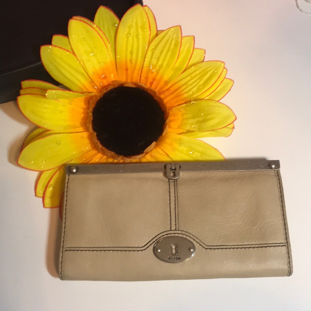 Fossil wallet Tan